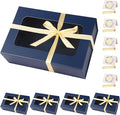 Blue Large Gift Boxes with Window, 13.5"x9"x4.3" Bridesmaid Boxe by TIACABO