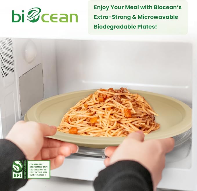 9 Inch Compostable Plates - Image 4