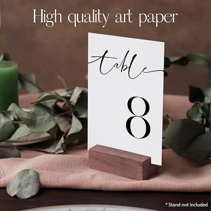 26 Pieces Table Numbers for Wedding Reception, Table Number 1-25 - Image 6