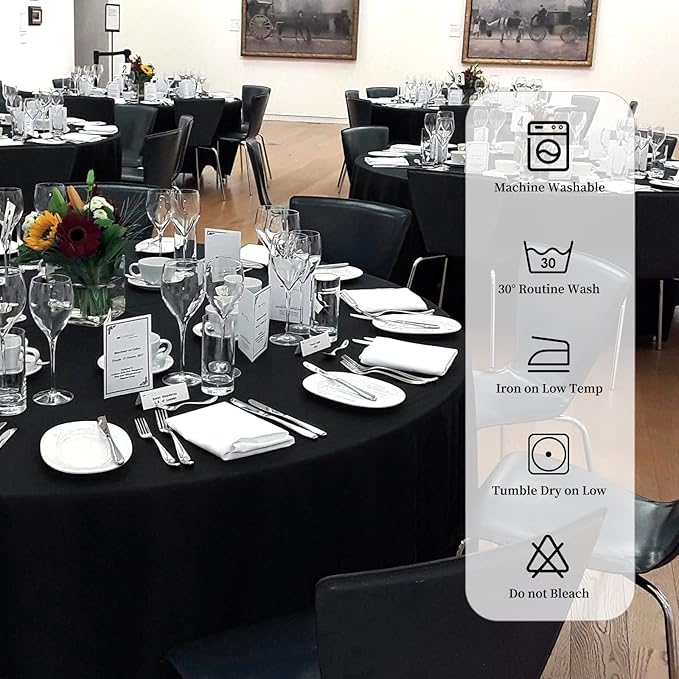 6 Pack Round Tablecloths - Image 3