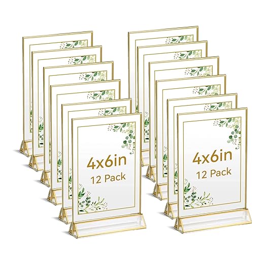 UNIQOOO Acrylic Sign Holders by UNIQOOO