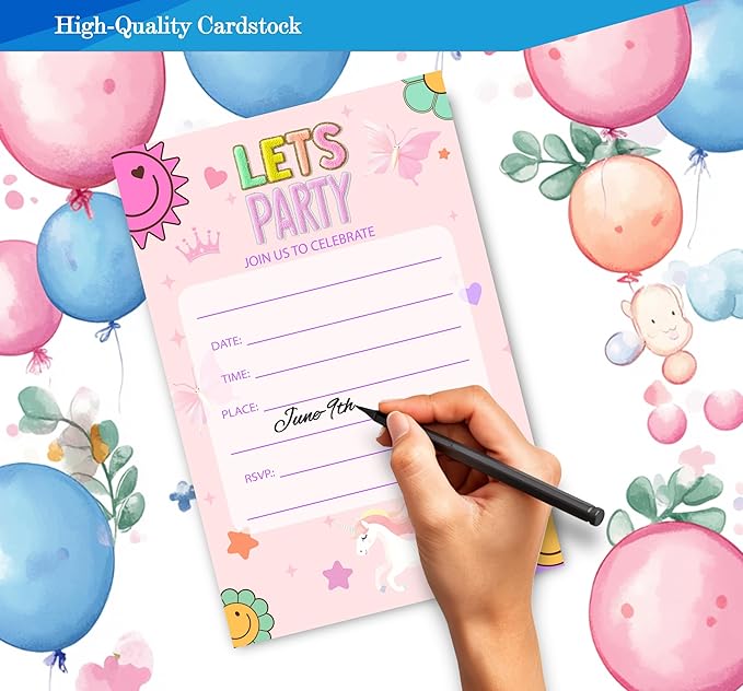 Preppy Patch Birthday Invitations - Image 4