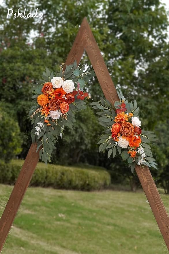 Faux Flower Swag Set of 2 for Wedding Welcome Signs Floral Swag Wedding - Image 6