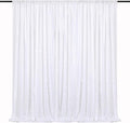 Sequin Backdrop Curtains 10ft x 10ft White Background Drapes Wedding Giltter by QueenDream
