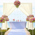 DUOBAO 2-Pack Sheer Chiffon Curtain Panels by DUOBAO