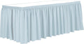 Ultimate Textile Pleat Polyester Fabric Table Skirt by UltimateTextile