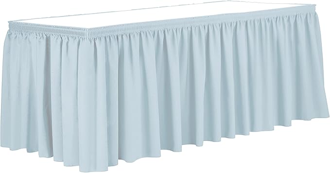 Ultimate Textile Pleat Polyester Fabric Table Skirt by UltimateTextile
