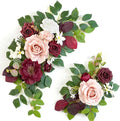 Wedding Decor Welcome Sign Flower Backdrop Garland by Piklado