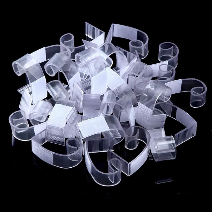 Boao 25 Pieces Table Skirting Clips SMC Model Plastic Tablecloth Clips - Image 2
