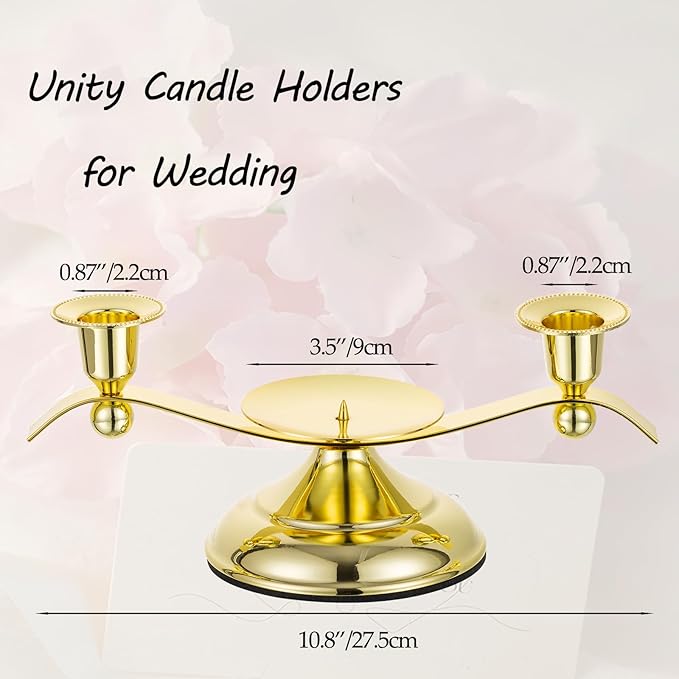 Unity Candle Holder for Wedding Ceremony Set - Image 2
