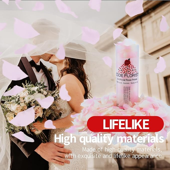 CODE FLORIST 1500 PCS Silk Rose Petals - Image 3