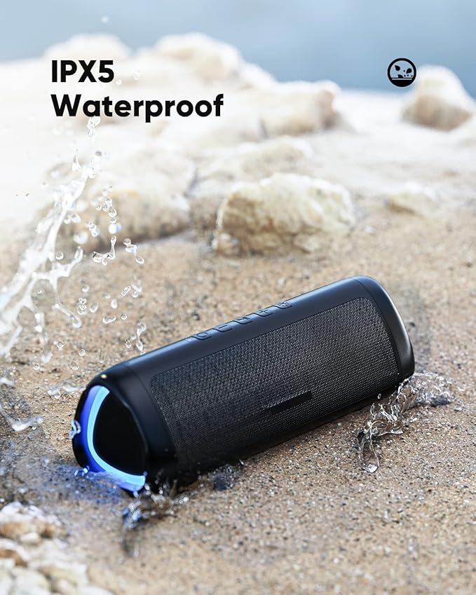 Bluetooth Speaker with HD Sound, Portable Wireless, IPX5 Waterproof, TWS Pairing - Image 8