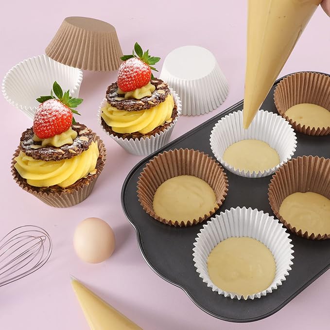 Caperci 150pcs Jumbo Muffin Liners - Image 4