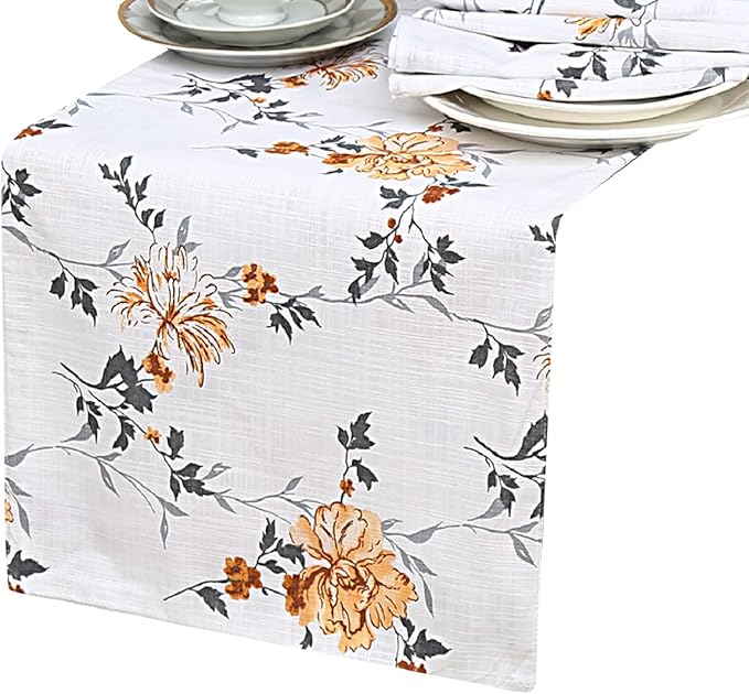 Ruvanti 100% Cotton Table Runner 72 Inches Long, Stain Resistant, Washable & - Image 8