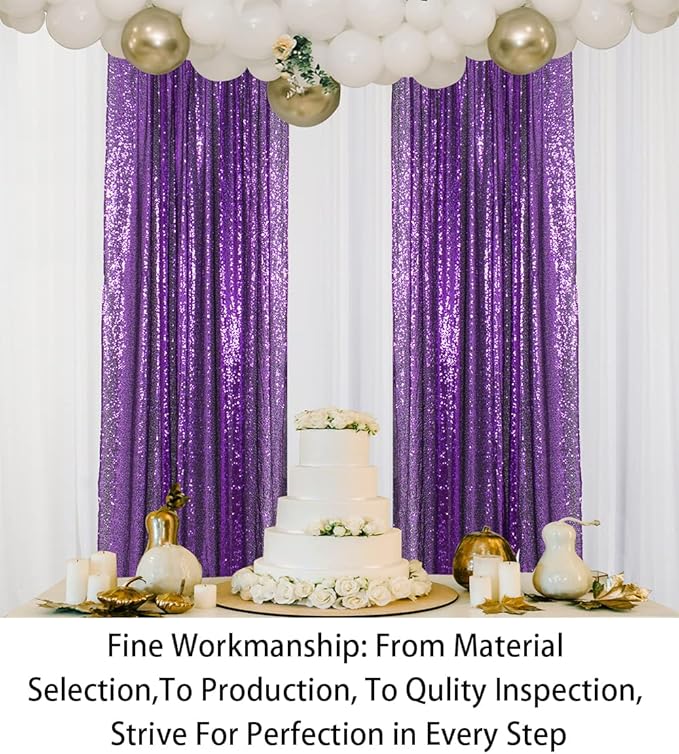 ShinyBeauty Premium Sequin Backdrop Curtain - Image 4