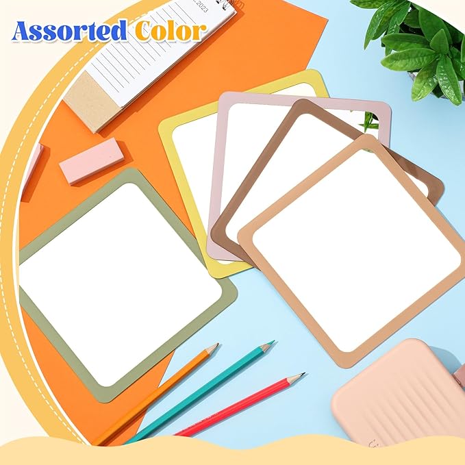 Dandat 10 Pcs Small Mirrors for Kids 6 x 6 Inch Square Shatter Proof Reflector - Image 7