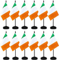12 Pack Ireland Desk Flags Set, Irish Small Mini Table Office Flags by BCLin