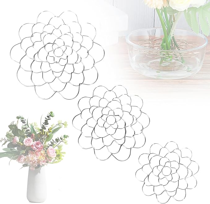 Stainless Steel Floral Grid Flower Arrangement Tool, Flower Grid Arranger by Morekfly