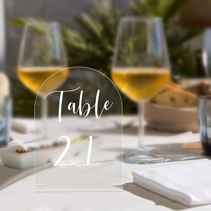 JOYIT Arch Wedding Table Numbers 1-30 - Image 4