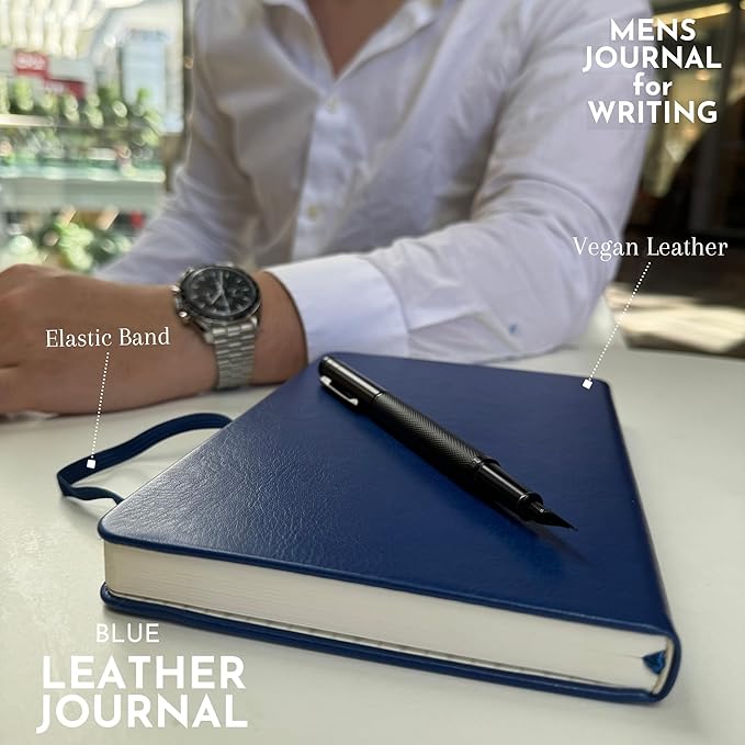 SETTINI Journal Notebook for Writing, Vegan Leather Hardcover Notebook - Image 4