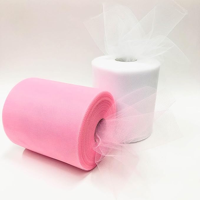 Gold Tulle Fabric Rolls 6 Inch by 100 Yards Tulle Roll Spool Fabric - Image 6