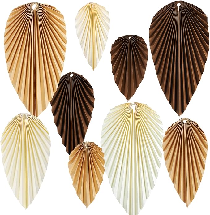 Paper Leaves Decorations for Wall Paper Fans Boho Room Decoration Leaves by EasyJoy