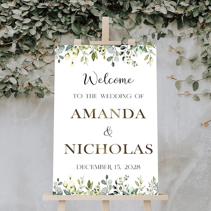 Welcome To Our Wedding Sign - Image 4