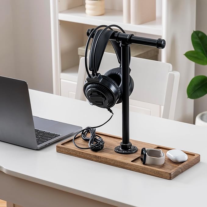 FARM IN Solid Acacia Wood Headphone Stand - Image 2
