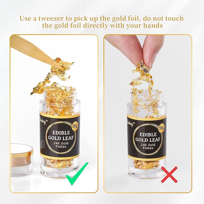 Cobakey Genuine Edible Gold Leaf Flakes - Image 7
