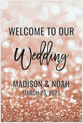 Andaz Press Personalized Extra Large Wedding Easel Board Party Sign, 12x18-inch by AndazPress