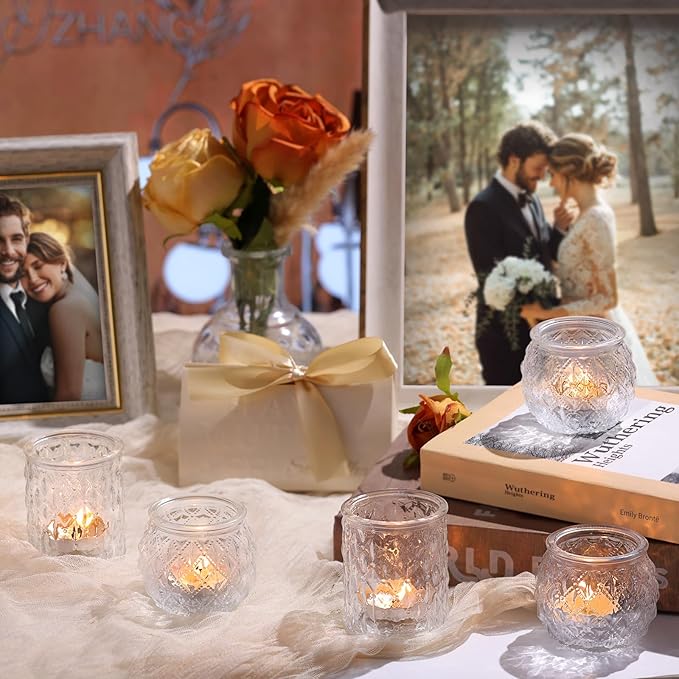36pcs Assorted Clear Votive Candle Holders, Tea Light Candle Holders - Image 6