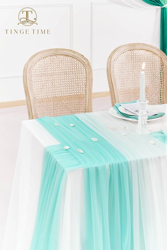 TINGE TIME 3 Panels Wedding Arch Draping Fabric, Wedding Arch Drapes - Image 5