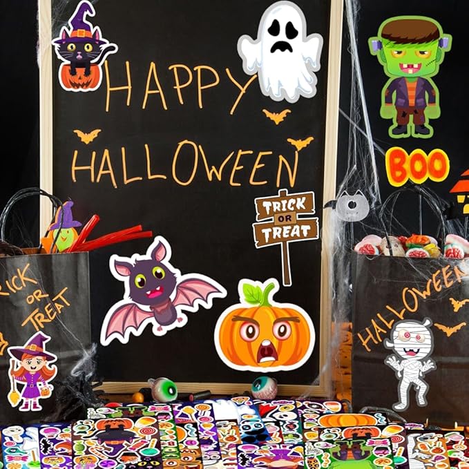 36 Sheets Halloween Stickers for Kids, Make Your Own Halloween Stickers - Image 5