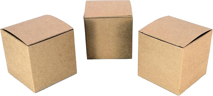 25 Pcs Brown Paper Gift Boxes, Small Candy Treat Boxes Bulk, Birthday Gifts - Image 5