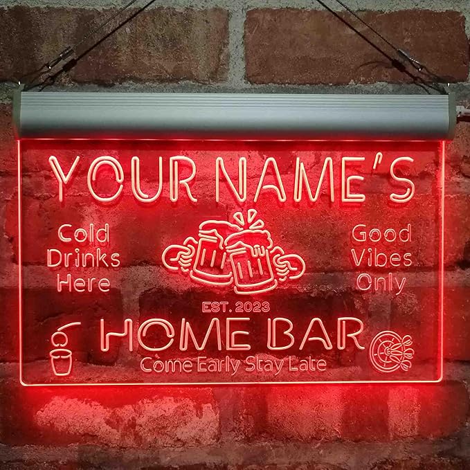 ADVPRO Personalized Your Name Custom Home Bar Beer Established Year Single - Image 2