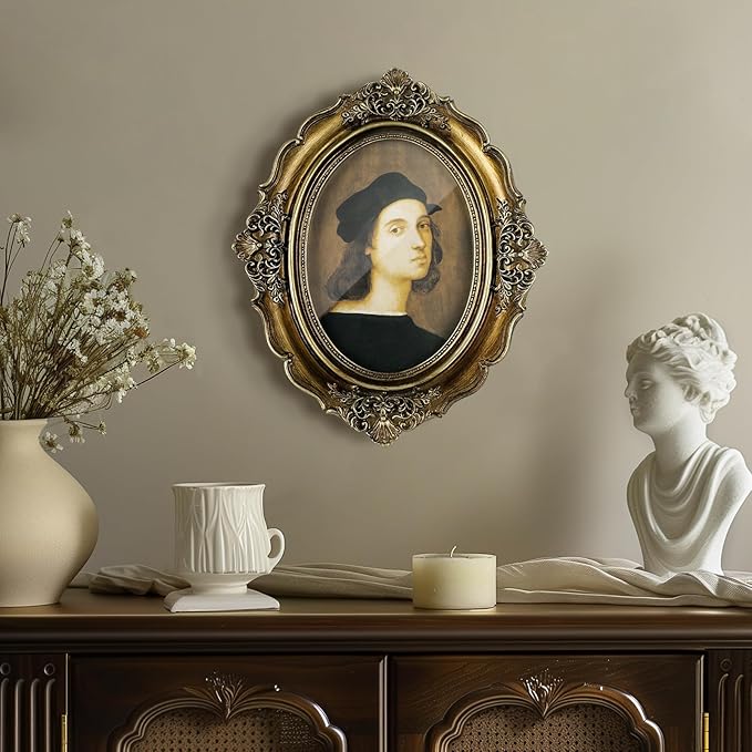 Cuspin 5x7 Gold Frames Vintage Picture Frame, Bronze Gold 5 by 7 Picture Frame - Image 3