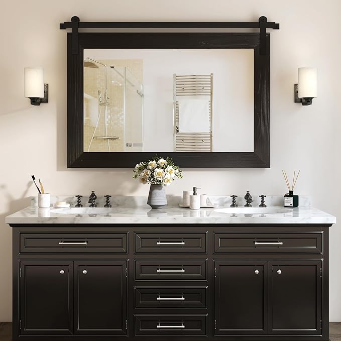 COGOOD Farmhouse Bathroom Mirror - Image 3