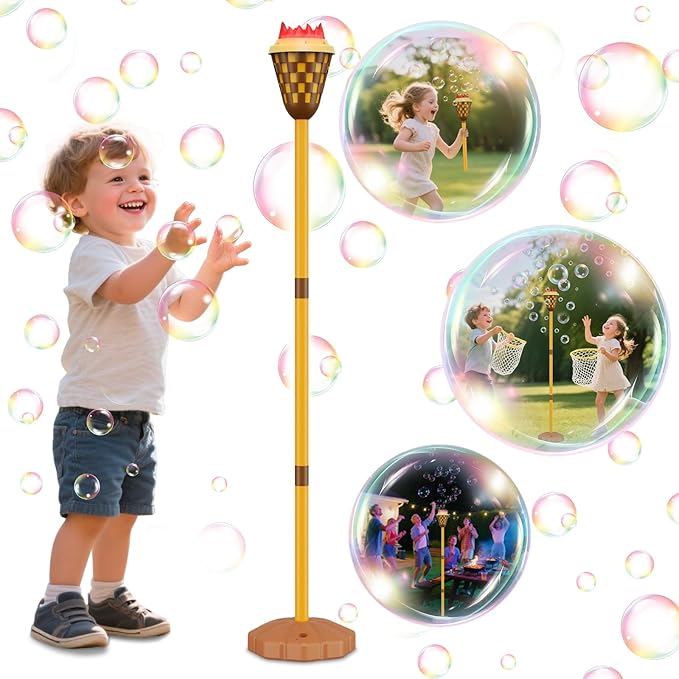 Bubble Machine for Kids, Garden Lamp Bubble Toy by MLDKA