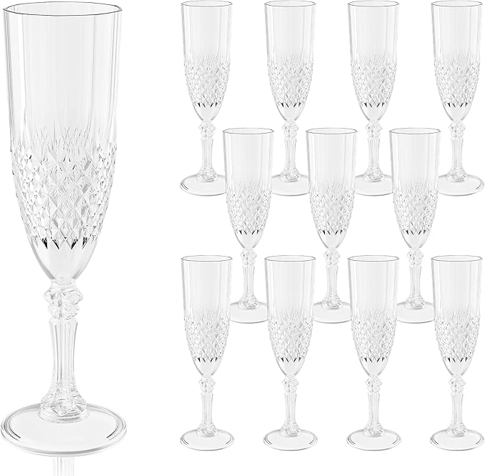 Plastic Champagne Flutes by LEYIQUCHAMPAGNEWINEGLASSES