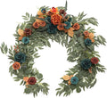 Ling's Moment Flower Garland - 6FT Eucalyptus & Rose - Sweetheart Table Decor by LingsMoment