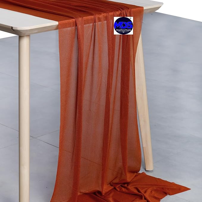 MDS Halloween Chiffon Table Runner - Image 2