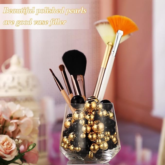 150 Pieces Vase Filler Faux Pearls Vase Makeup Beads No Hole Gloss Bead Mixed - Image 6