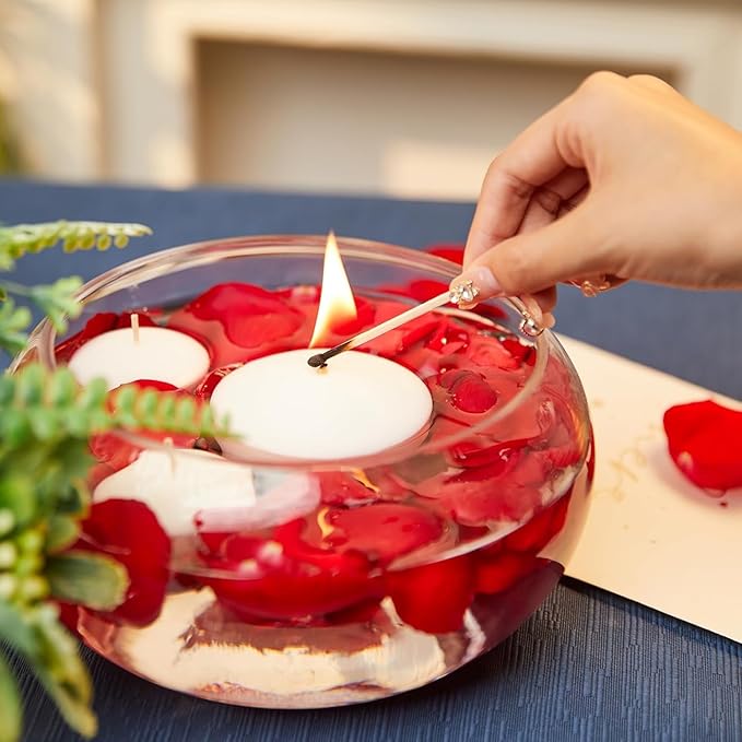 Set of 24， 3-inch Floating Candles, Burning continuously - Image 8