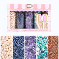 Confect Sea Paradise Sprinkles | Mix White & Sea Blue Pearl Dragees | Navy Blue by CONFECTTHECAKEDECORATINGCO