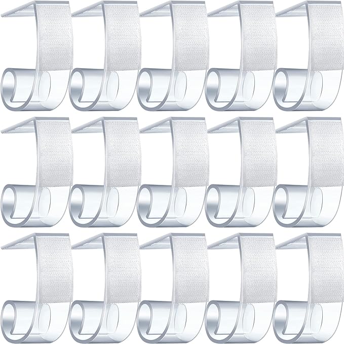 Boao 50 Packs Table Skirt Cover Clips Plastic Tablecloth Clips by Boao
