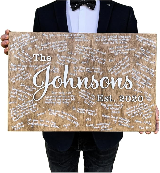 Wedding Guest Book Alternative, Medium by WEDDINGbyEli