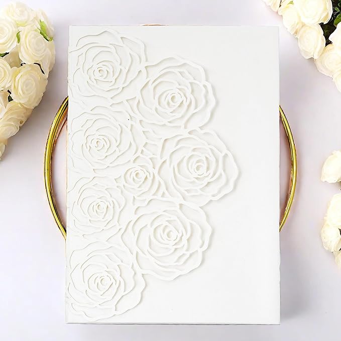 20 Pcs Laser Cut Wedding Invitations Card Pocket - Image 2