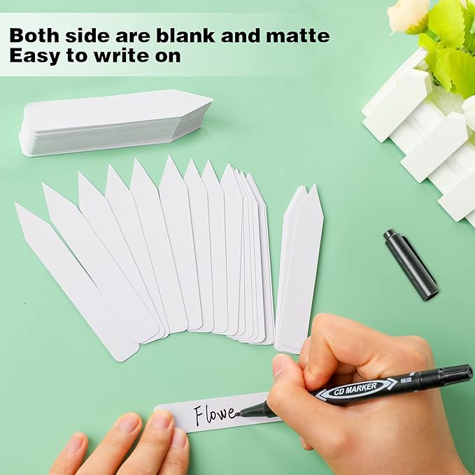 Plant Labels 4 Inch 500Pcs Plastic Plant Name Tags - Image 3
