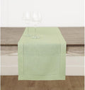 Solino Home Linen Sage Green Table Runner 90 Inches Long by SolinoHome