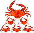Jetec 6 Pcs Tissue Crab Lobster Honeycomb Centerpiece Hanging Crab Lobster by Jetec